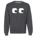 thumbnail image 1 of Pixel Ghost Eyes Crewneck Sweatshirt, 1 of 1