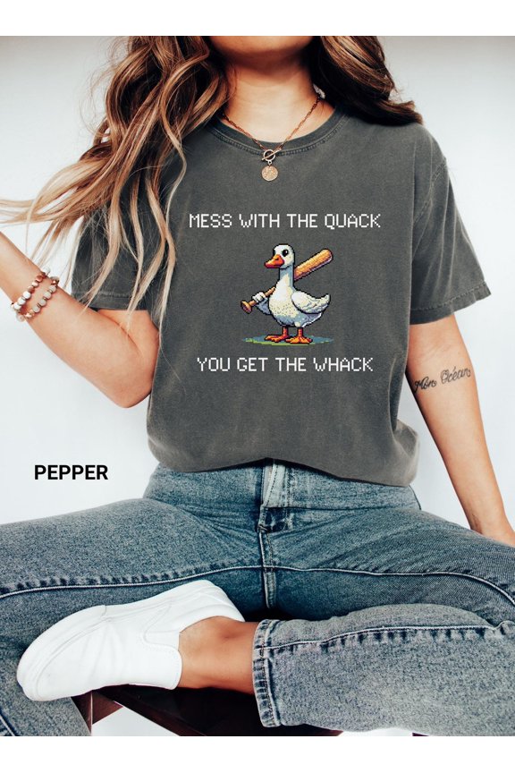 Pixel Goose Shirt: Unisex Goose Graphic Tee