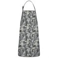 thumbnail image 1 of Pixel Gray Camo Digital Pattern Apron-Garden Aprons for Women with Pockets-Cotton Linen Waterproof Kitchen Cooking Gardening Aprons Adjustable for Kitchen,Cooking,BBQ and Salon 33x27 Inch, 1 of 7