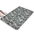 thumbnail image 1 of Pixel Gray Camo Digital Pattern Flannel Non Slip Door Rugs,Washable Door Mats Indoor,Decorative Door Mats,Dirt-Resistant and Absorbent Doormat for Entrance,Bedroom,Kitchen,Bathroom,31.5x17in(80x43cm), 1 of 4