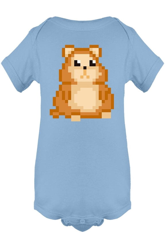 Pixel Hamster Bodysuit Infant -Image by Shutterstock,  Newborn