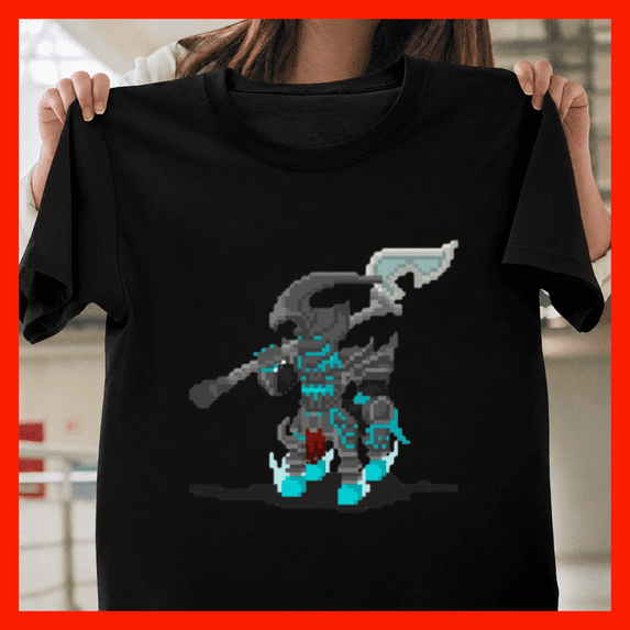 Pixel Hecarim Phantom Centaur Shadow Warrior Video Game Fan Unisex T ...