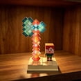 Pixel Sandbox Game LED Desk Lamp 4 Lighting Modes One-Touch Control ...