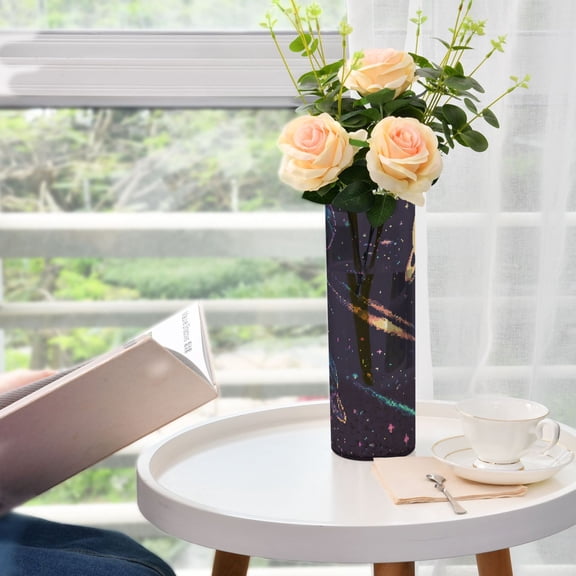 Pixel Space Flower Vase Decorative Vases for Flowers Home Decor for Centerpieces Entryway Shelf Living Room