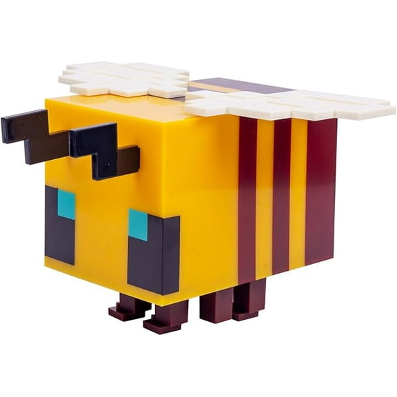 Pixel Style Bee Night Light - Perfect for Block-Based Game Fans, Kids Room Decor