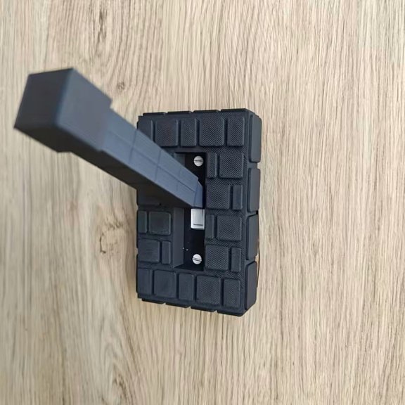 Pixel Style Black Wall Switch Light Panel - Gothic Halloween Decor for Spooky Ambiance