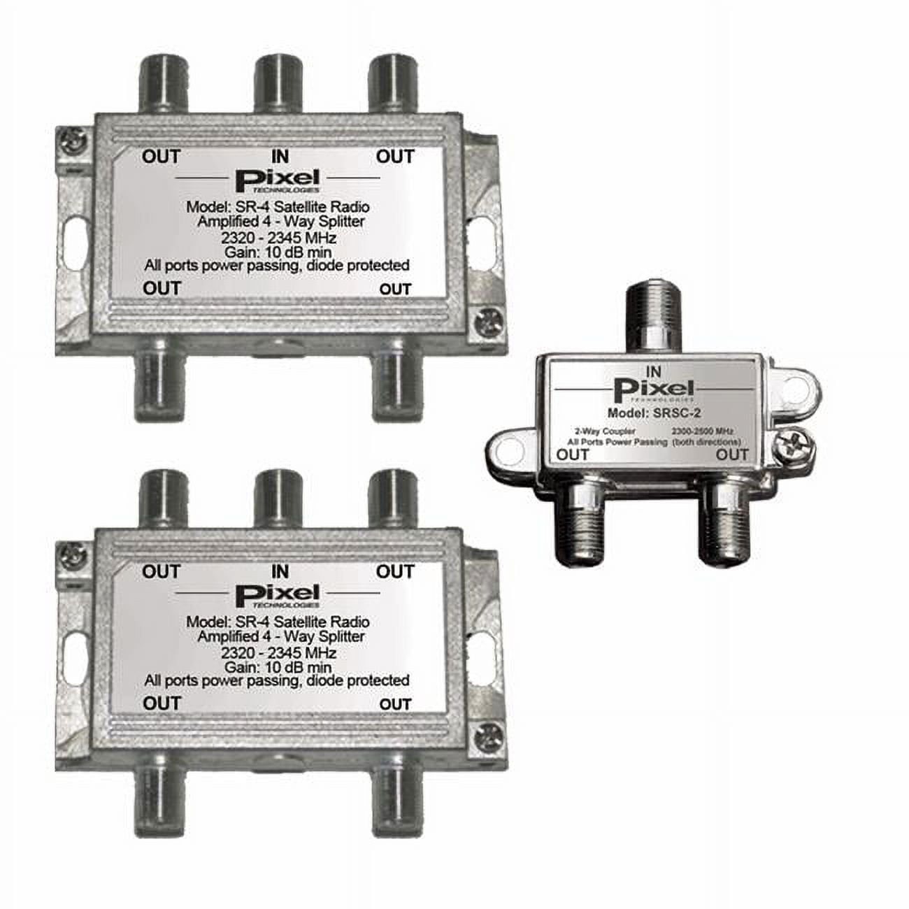 Pixel Technologies SRCS8WSK 8Way Splitter System for Sirius & XM Radio