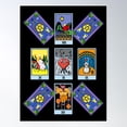 thumbnail image 1 of Pixel Waite Tarot - Celtic Cross Spread 11 Design For T-Shirts And Accessories Poster Wall Art, Modern Wall Decor For Living Room Bedroom, 12x18 UNFRAMED, 1 of 3