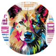 thumbnail image 1 of Pixel dog Stylish Acrylic Wall Clock - Circular Design, Durable Material - Ideal for Home and Office, 1 of 6