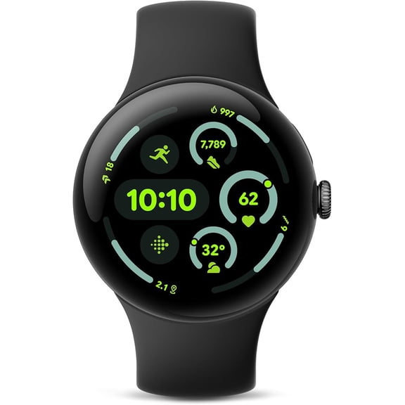 Pixel watch 3 - 45mm - LTE (Matte Black with Obsidian Band)
