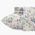 thumbnail image 1 of PixelForge 100% Cotton Queen Size Sheets,4 Piece Pure Percale Bed Sheets Set Deep Pocket Fits Mattress Upto 15",Floral Berry Vine Design, 1 of 7