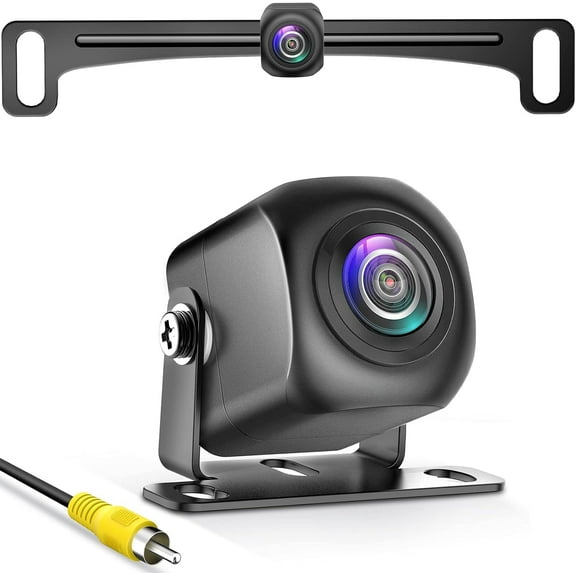 Niakuto Backup Camera,AHD 1080P Metal 170 Degree Wide Angle Rearview Reversing Camera,PMD2A-S Clear Night Vision IP69 Waterproof Reverse Rear View Camera for Car Vehicle SUV RV