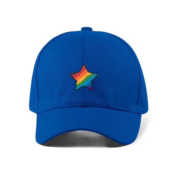 Pixelart Rainbow Star Hat  -Image by Shutterstock,  Small
