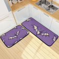 thumbnail image 1 of Pixelated Bats Kitchen Mats Non Slip Standing Desk Mat Runner Rug Washable Kitchen Rugs for Floor 2PCS, 1 of 7