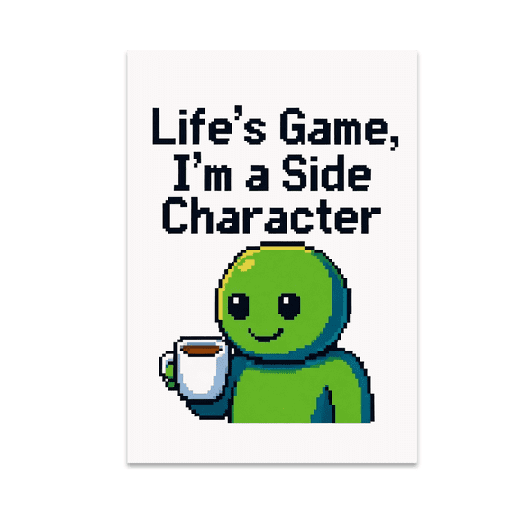 Pixelated Gaming Wall Art - Gamer Enthusiast - 13x19 Poster Print