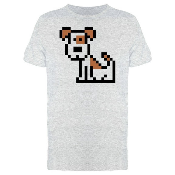 Pixelated Puppy Tee Men's -Image by Shutterstock