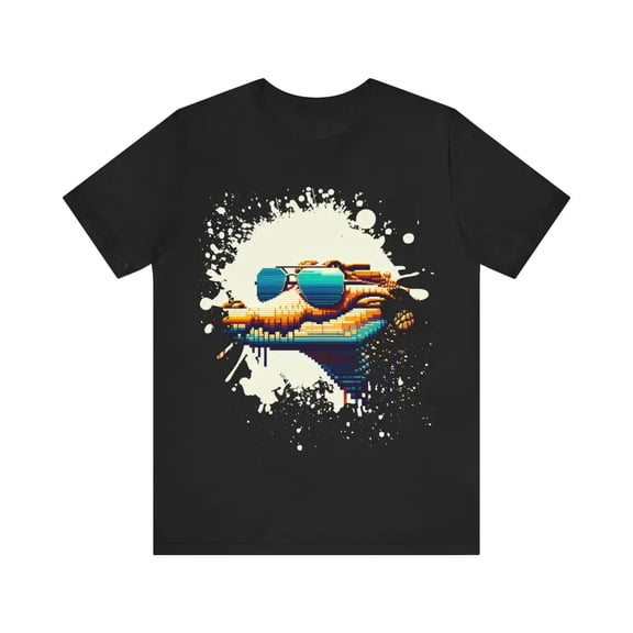 Pixelated Summer Melody - Jersey Short Sleeve Tee