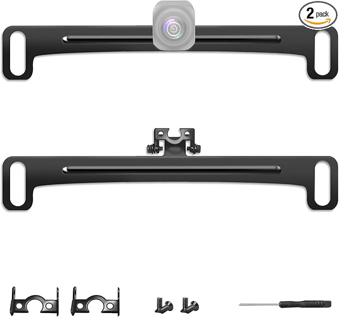 Pixelman Back Up Camera License Plate Mount,(2PCS)PixelMan Universal ...