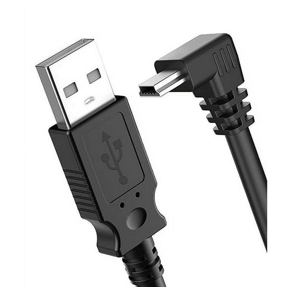 Pixelman Charging Cable for Garmin GPS,(Mini USB 9.8Ft) Shielding 90 Degree Charger Cable Specifically Designed for Garmin GPS Replacement Power Cord Car Charger for Garmin Nuvi,Zumo XT,Drivesmart 65