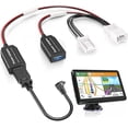thumbnail image 1 of Pixelman GPS Charger Cable Adapter for Garmin(5-pin Type E),Compatible with Subaru Forester/Outback/Crosstrek etc. Built-in Hidden USB Power Cord for Garmin Nuvi Zumo xt,Connect to Rearview Mirror, 1 of 9