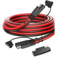 thumbnail image 1 of Pixelman SAE Extension Cable,(10AWG-6FT) Advanced Heavy Duty SAE to SAE Battery Charging Extension Cord for Motorcycle Automotive Power Trolling Motor Travel Trailer Solar Panel SAE Plug, 1 of 7