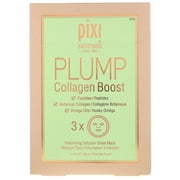 Pixi Beauty Skintreats Plump Collagen Boost Volumizing Infusion Sheet Face Mask 3 Sheets