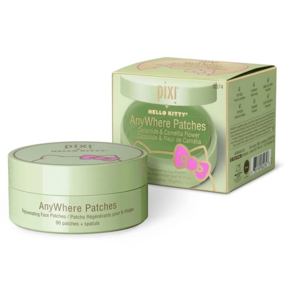 Pixi + Hello Kitty AnyWhere Multipurpose Hydrogel Patches, Hyaluronic, Caffeine
