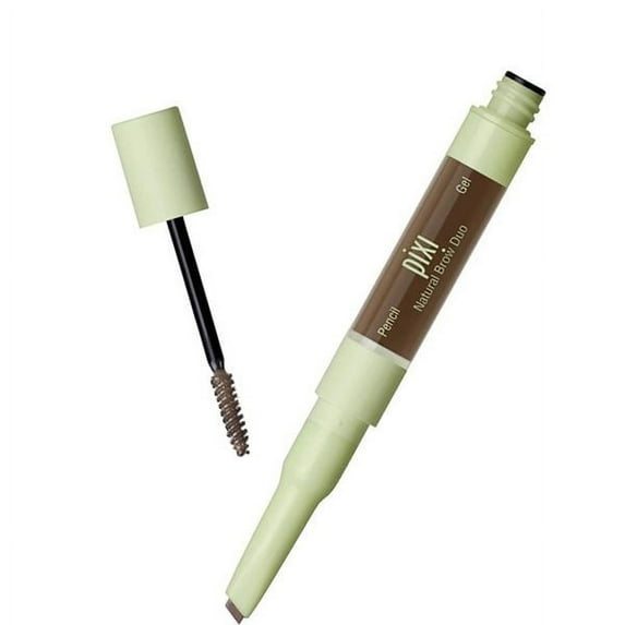 Pixi by Petra 2-in-1 Natural Brow Duo Pencil & Gel - Natural Brown