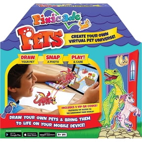 Pets VIP: Draw Your Own Pets & Bring Them to Life On Your Mobile Device or Tablet- Create Your Own Virtual Pet Universe Bonus Amusement Park- STEM Toys for Ages 6+