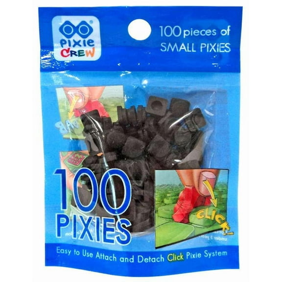 Pixie Crew Pixies Black 100 Count Sachet