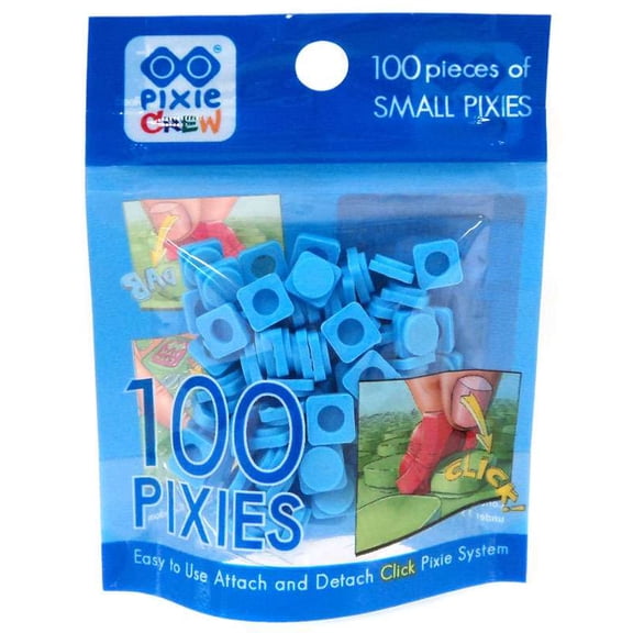 Pixie Crew Pixies Light Blue 100 Count Sachet