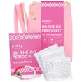 thumbnail image 1 of Pixie First Period Kit for Girls 9-12 - Best Organic Cotton Teen Pads with Wings - Period Tracking Bracelet & Discreet Crossbody Bag - On-The-Go Tween Starter Kit & Feminine Care Hygiene Essentials, 1 of 9