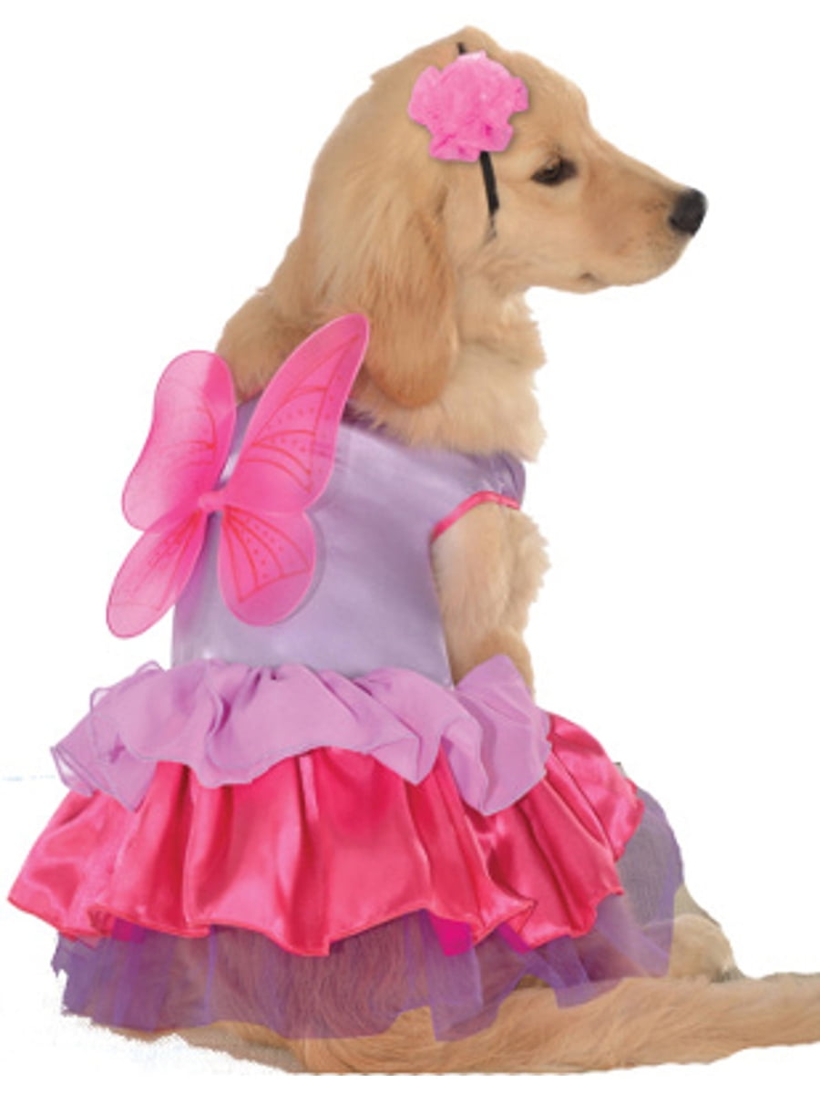 Purple Pink Pixie Fairy Puppy Princess Dog Pet Costumes Size Small 11"