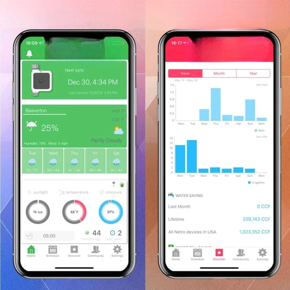 Pixie Smart Hose Faucet Timer, WiFi, Solar Powered, Weather Aware, White, Compatible with Alexa$$Garden & Patio