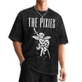 thumbnail image 1 of Pixies Band Graphic T-Shirt For Men & Women - Ultra-Soft Cotton Breathable Crew Neck Tee With Bold THE PIXIES Lettering & Mythical Creature Design Washed Tee, 1 of 9