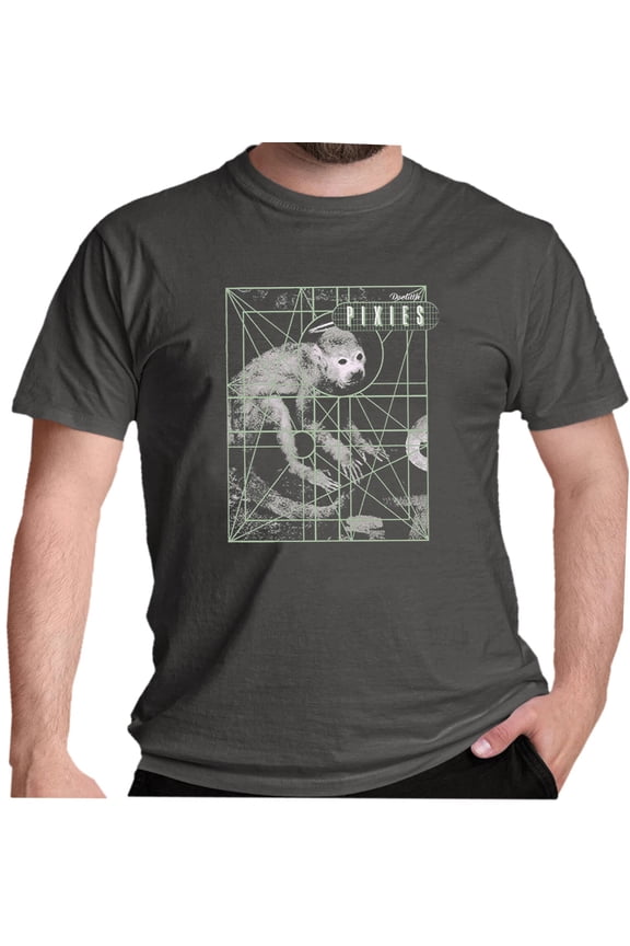 Pixies Doolittle Alternative Rock Band Album Cover Monkey Grid T-shirt
