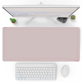Pixio Mouse Pads - 36 x 16 inch XXL Pink Border Multifunctional Large Desk Mats for Gaming, Office, Desktop Anti-slip Waterproof Washable Computer Mouse Mat