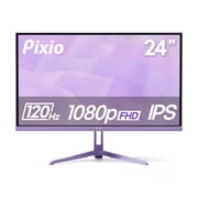 Pixio PX246 Wave Purple 24 inch 120Hz Refresh Rate FHD 1080p Resolution IPS Panel 4ms GTG Response Time Gaming Monitor with Adaptive Sync