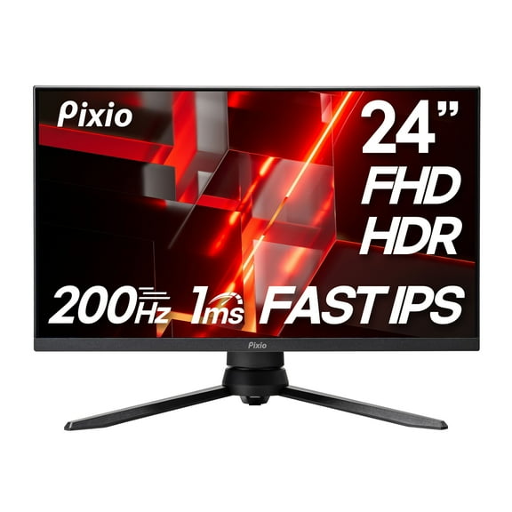 Pixio PX248 PRO V2 24 inch 200Hz Refresh Rate FHD 1080p Resolution Fast IPS Panel 1ms GTG Response Time Gaming Monitor