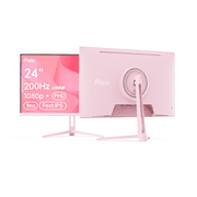 Pixio PX248 Wave Pink 24 Fast IPS FHD 1920 x 1080 200Hz Refresh Rate 1ms GTG Response Time Adaptive Sync Pink Gaming Monitor