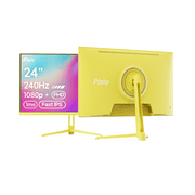 Pixio PX249 Wave Yellow 24 inch 240Hz Refresh Rate FHD 1080p Resolution Fast IPS Panel 1ms GTG Response Time Built-in Speakers Gaming Monitor with Adaptive Sync