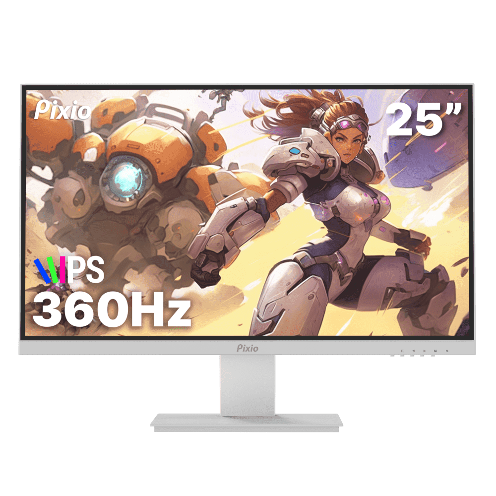 ◼️新品◼️PX259 Prime / White 白◼️Pixio◼️ Pixio PX259 Prime S White | 25 inch 1080p 360Hz 1 ms IPS