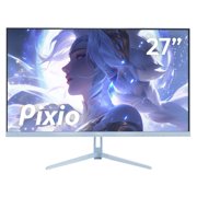 Pixio PX278 Wave Blue 27 inch 180Hz Refresh Rate QHD 1440p Resolution Fast IPS Panel 1ms GTG Response Time Blue Gaming Monitor with Adaptive Sync