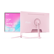 Pixio PX278 Wave Pink 27 inch 180Hz Refresh Rate QHD 1440p Resolution Fast IPS Panel 1ms GTG Response Time Pink Gaming Monitor with Adaptive Sync
