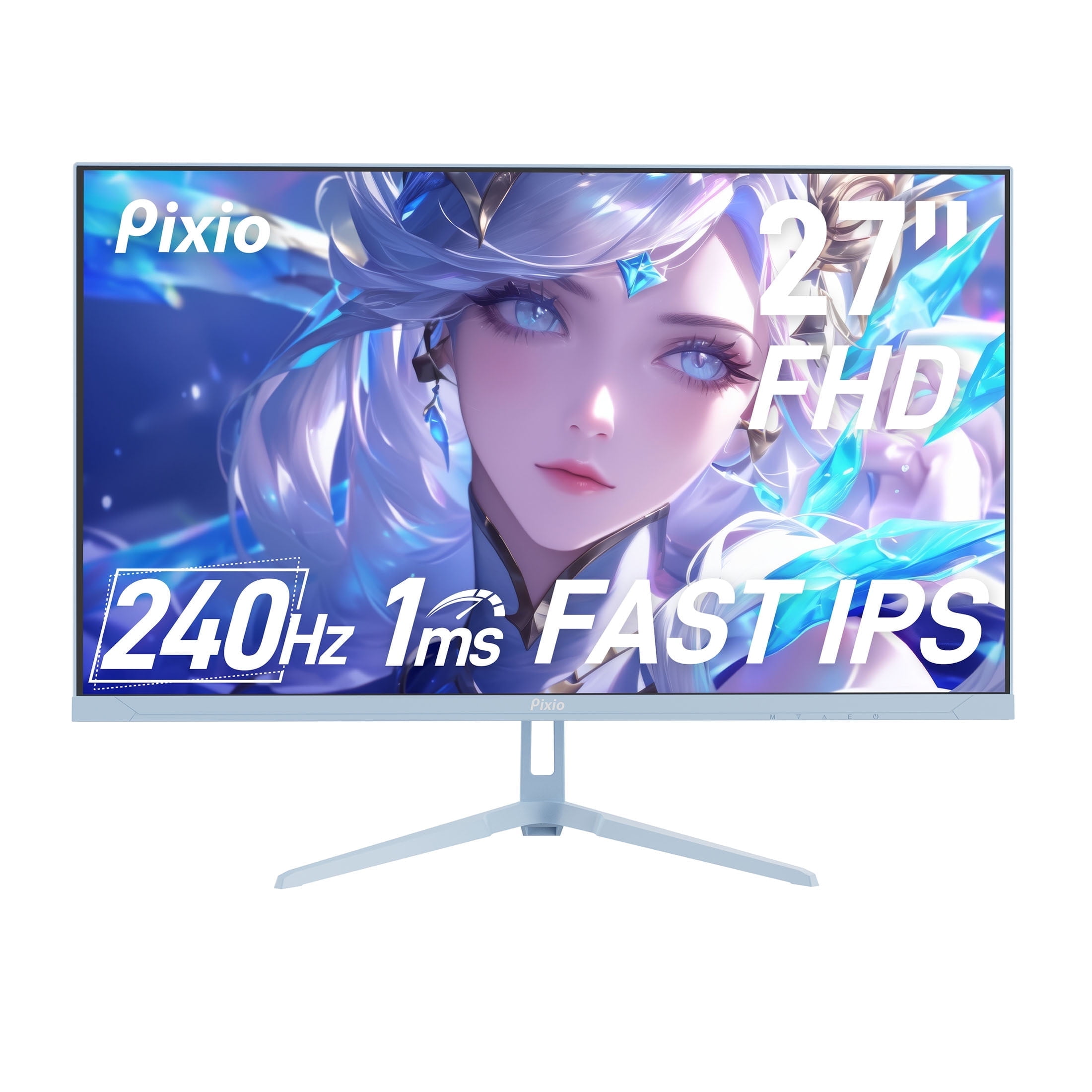 Pixio PX279 Wave Blue 27 inch 240Hz Refresh Rate FHD 1080p 