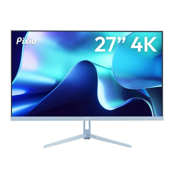 Pixio PX27U Wave Blue 27 inch 160Hz Refresh Rate 4K 3840x2160p Resolution Fast IPS Panel 1ms GTG Response Time 4K Blue Gaming Monitor with Adaptive Sync