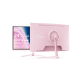 thumbnail image 1 of Pixio PXC248 Wave Pink 24 inch 200Hz Refresh Rate FHD 1080p Resolution 1500R Curve Fast VA Panel 1ms GTG Response Time Adaptive Sync HDR Curved Gaming Monitor, 1 of 6