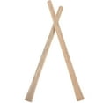thumbnail image 1 of Pixnor 2Pcs Hoe Handle Replacement Hoe Wood Handle Chopping Hoe Hand Grip Shovel Part, 1 of 6