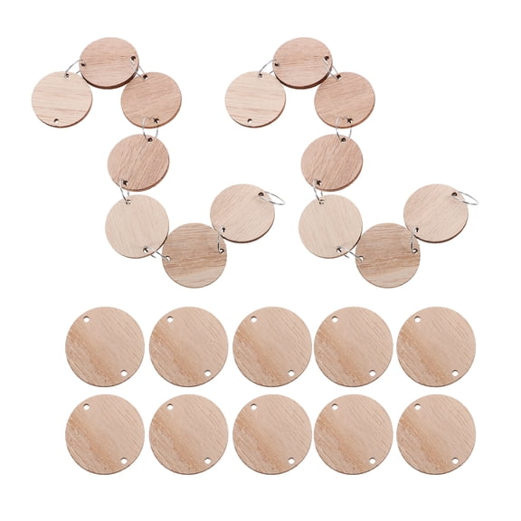 Pixnor 50 Pcs Home Decor Wooden Board Calendar Plaque Calendar DIY Calendar Accessories Calendars Hanging Calendar