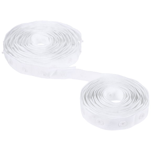 Pixnor Buckle Belt Snap Button Belt for Sewing Versatile Snap Button Belt Sewing Snap Button Belt Sewing Belt Baby